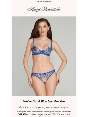Agent Provocateur - You'd Look Hot In Cool Blue | Explore Blue Sale Styles