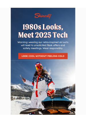 Shinesty - Retro-inspired ski suits...