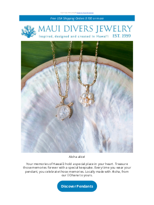 Maui Divers Jewelry - Treasure Your Memories of Hawaiʻi 🌸