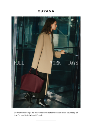 Cuyana - Meetings to Martinis