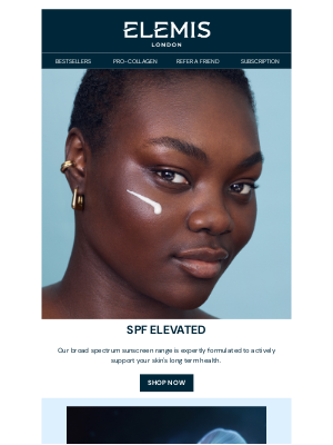 ELEMIS - Protect, hydrate, glow. Meet the SPF with benefits.