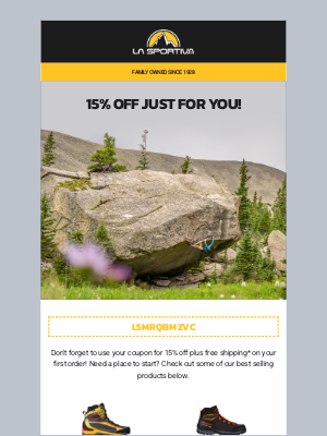 La Sportiva - Don't Forget, 15% Off Just For You