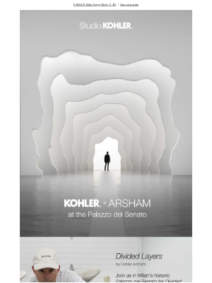 Kohler Co. - Kohler x Arsham at Milan Design Week