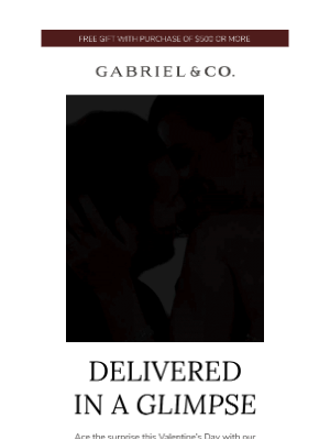 Gabriel & Co. NY - Still Looking for a Valentine's Day Gift?  Love is a Click Away