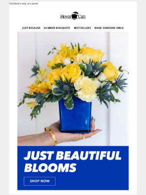 Flower Cart - Today’s the perfect day to show you care