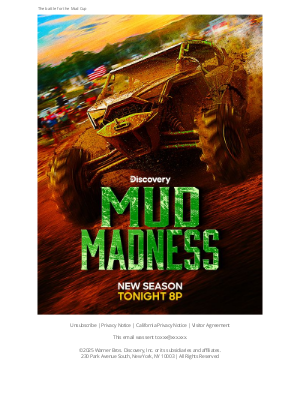 Discovery Channel - Mud Madness Starts Tonight 8p on Discovery!
