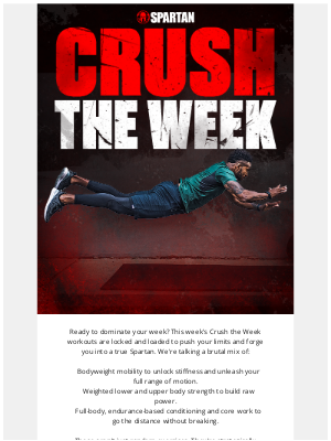 Spartan Race Inc. - Crush the Week: Unleash Your Inner Spartan