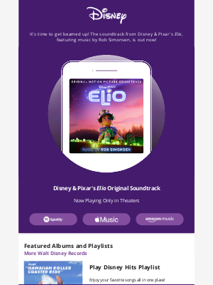 Disney - Music of Disney & Pixar's Elio
