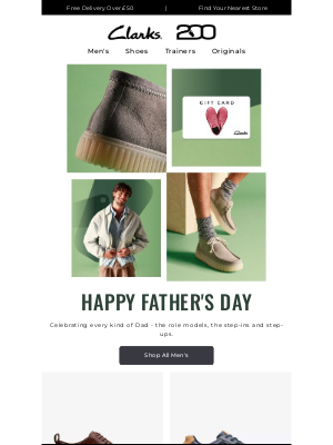 Clarks Shoes (United Kingdom) - Happy Father's Day from Clarks