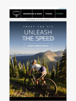 Osprey - Trust the fit—and unleash the speed