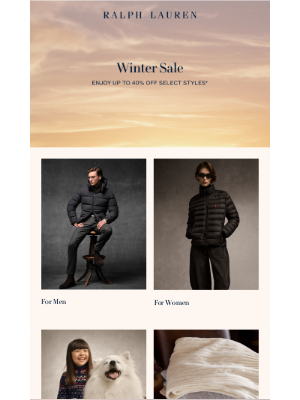 Ralph Lauren - Winter Sale: Shop Further Reductions Now