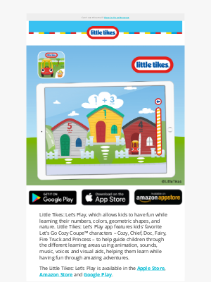 Little Tikes - Introducing Little Tikes Let’s Play app game!