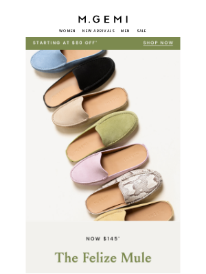 M. Gemi - New To Sale: The Felize Mule