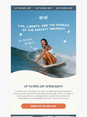 Nani Swimwear - Up to 50% off Sitewide❗️🌊