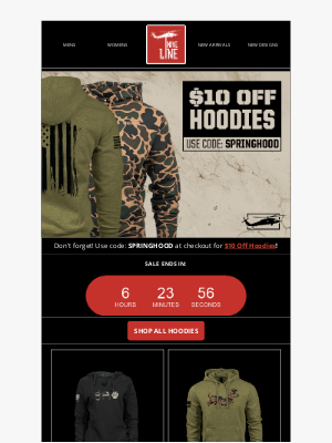 NineLineApparel - Last Chance to Get Comfy for Less