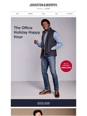 Johnston & Murphy - Open For: Your Holiday Party Outfit Guide