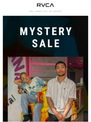 RVCA - Your Mystery Sale Ends Tonight