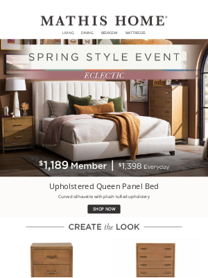 Mathis Brothers Furniture - Mix, Match & Make It Yours ✨ Eclectic Spring Looks
