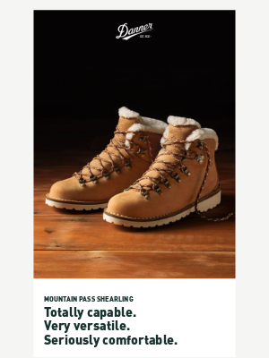 Warm up to winter with Mountain Pass Shearling