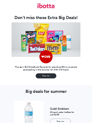 Ibotta - Extra Big Deals at CVS