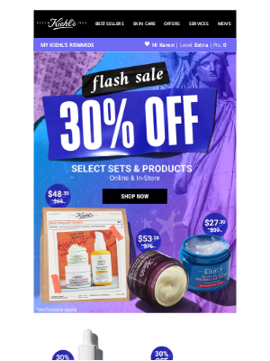 Kiehl's USA - FINAL HOURS🚨30% OFF Ends Tonight!
