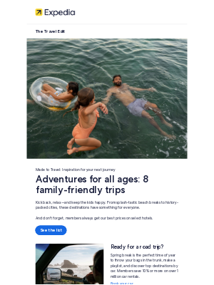 Expedia - 8 brilliant family vacation ideas