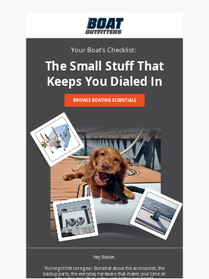 Boat Outfitters - Missing Something on Board? Run This 30-Second Boat Check