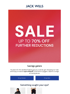 Jack Wills (United Kingdom) - Up to 70% off inside