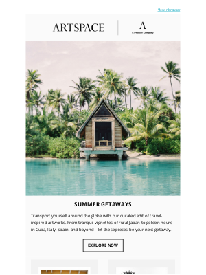 Artspace - Summer Getaways