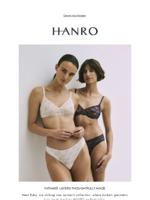 Hanro of Switzerland - Lingerie That Speaks Volumes. Refined Underwear Designed For Comfort.