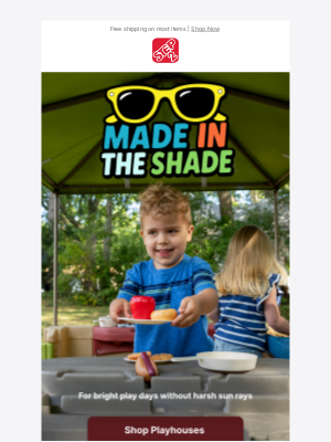 Step2 - These playhouses are throwing shade