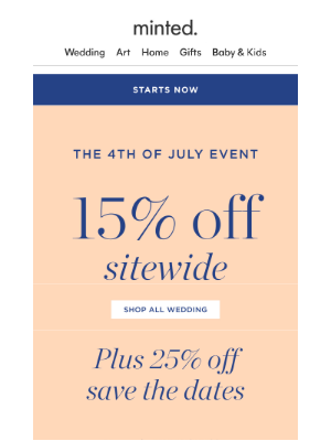 Minted - Rachel, 15% off sitewide is yours