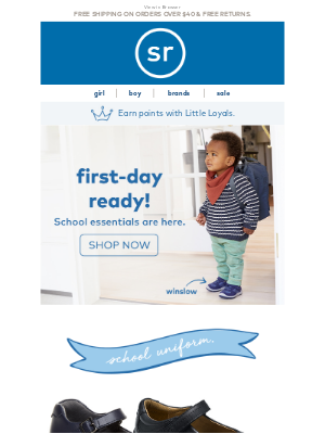 Stride Rite - From class to play, be cool for back-to-school!