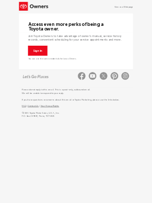 Toyota USA - Welcome to Toyota Owners