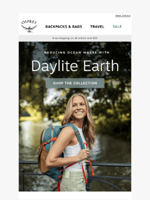 Osprey Packs - Advancing sustainable design with Daylite Earth