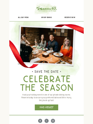 Plan ahead for the holidays
