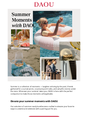 DAOU Vineyards - Summer Moments, Perfectly Paired