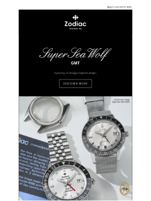 Zodiac Watches - Super Sea Wolf GMT