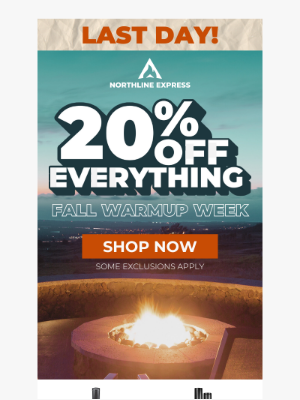 NorthlineExpress.com - The Final Hours to Save 20%