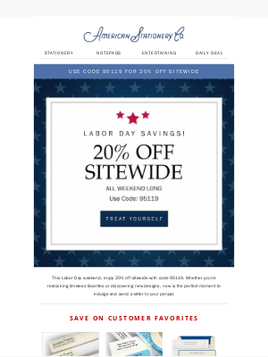 American Stationery - ✍️ Work less, write more.