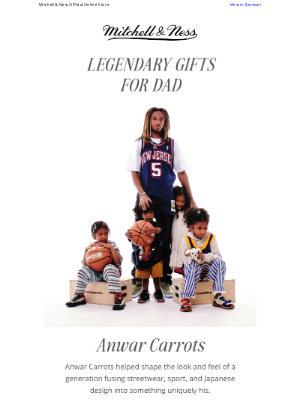 Mitchell & Ness Nostalgia Co - From the Hardwood to the Heart—Legendary Gifts for Dad.