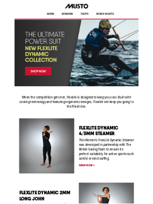 Musto (United Kingdom) - Sail to win with Flexlite