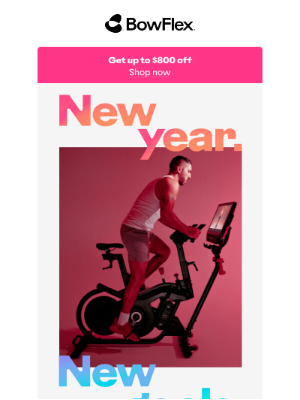 Bowflex - It’s NYE! 🎉 Got new goals?