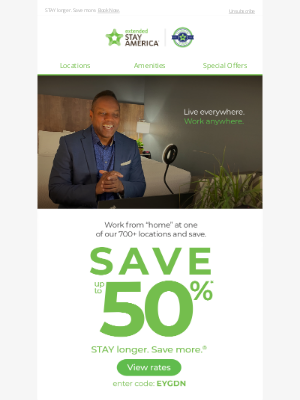 Extended Stay America - The perfect place for digital nomads.