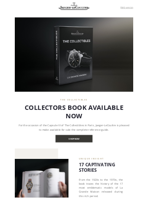 Jaeger-LeCoultre - Get your own The Collectibles Book