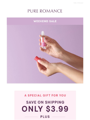 Pure Romance - Half-priced shipping and a FREE 🎁gift for you!