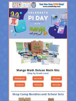 STEMfinity - Slice Up Your Pi Day Celebration with Mango Math Kits!