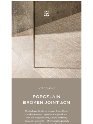 Artistic Tile - Introducing Porcelain Broken Joint 3cm