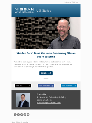 Nissan - ‘Golden Ears’: Meet the man fine-tuning Nissan audio systems