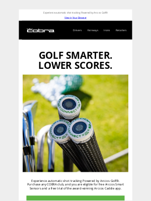 Cobra Golf - Golf Smart - Arccos Caddie & COBRA